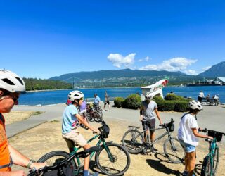 Fietsen met de familie in Vancouver