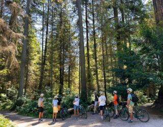 Fietsen met de kinderen in Stanley Park