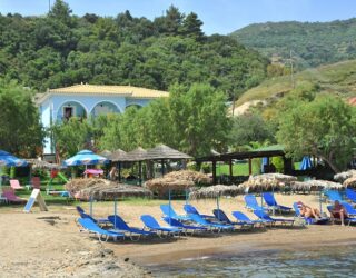 Privé strand hotel op Zakynthos