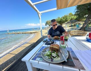 Hotelrestaurant op het strand in Zakynthos