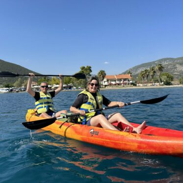 Kajakken te Epidaurus