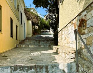 Straat in Athene