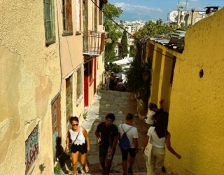 Kleurrijke straatjes in Athene