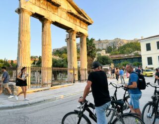 Fietsen langs de highlights in Athene