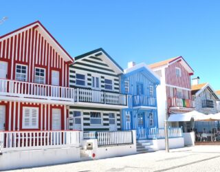 Kleurrijke gebouwen in Aveiro