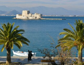 Bourtzi fort in Nafplio