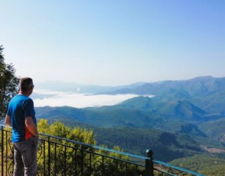 Panoramische uitzichten in Dimitsana