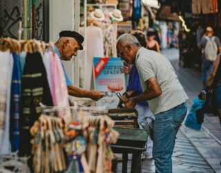 Gezellige straatjes in Athene