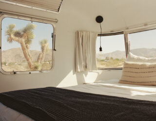 Slaap in een airstream trailer bij Joshua Tree National Park