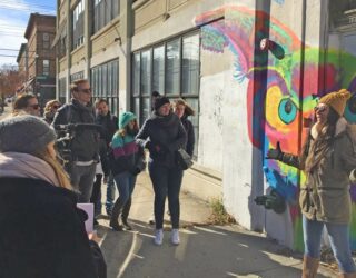 Kunstwandeling in Brooklyn New York