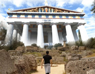 Man ontdekt tempel van Zeus in Olympia met virtuele bril
