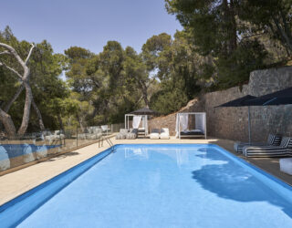 Zwembad hotel Poros Griekenland