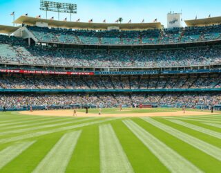 Baseball in Yankee Stadium New York