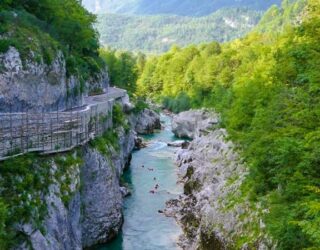 Aquatrekking met de familie in Slovenië