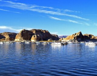 Met de boot op Lake Powell