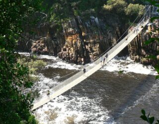 Hangbrug Storms River Zuid Afrika