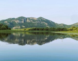 Mooie meer van Skadar in Montenegro