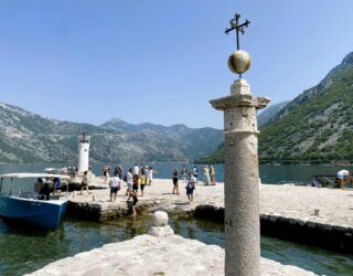 EIland Our Lady of the Rocks in Perast