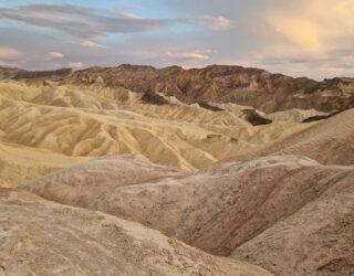 Death Valley bij zonsondergang