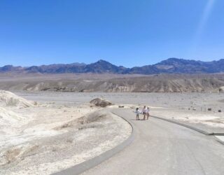 Familie in Death Valley