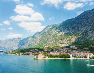 Baai van Kotor Montenegro