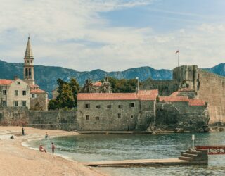 Oude stad Budva in Montenegro