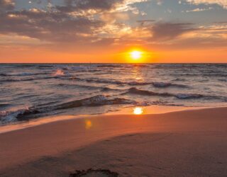 Uitrusten aan het strand in Ulcinj