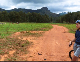 Mountainbiken tussen de wilde dieren in Swaziland