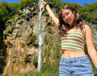 Tieners in Plitvice National Park