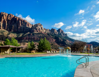 Hotel met zwembad bij Zion National Park