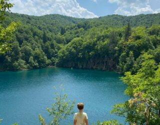 Kind in Plitvice National Park