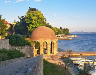 Kust bij Zadar in Kroatië