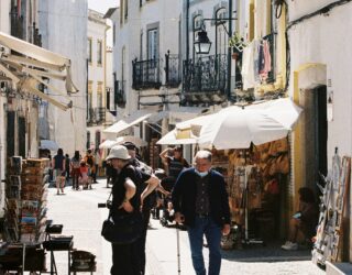 Shoppen in de straatjes van Evora