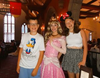 Kinderen in Disney World