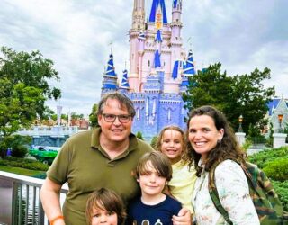 Familie in Disney World