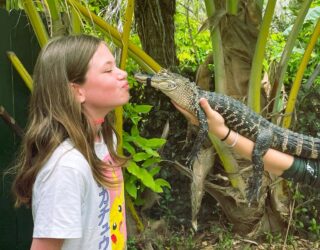 Zoeven over moerassen in de Everglades