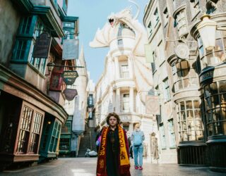 Kind bij Harry Potter Universal Studios