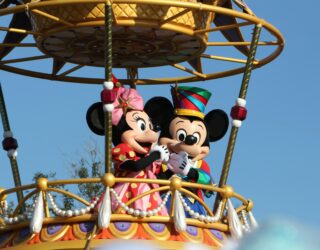 Mickey en Minnie in Disney World