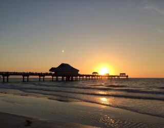 Zonsondergang Clearwater in Florida