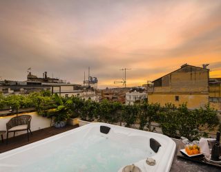 Hotel with a view in Rome Italië
