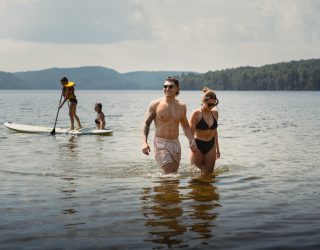 Zwemmen en suppen bij hotel Saint-alexis-les-monts Canada