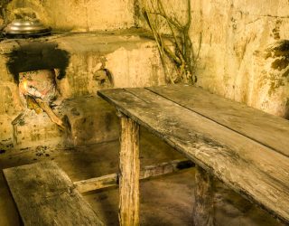 De keuken van de Cu Chi Tunnel