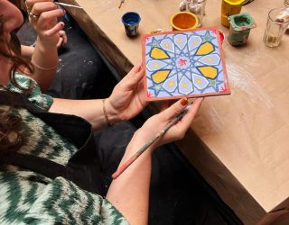 Zelfgemaakt Zouaq kunstwerk