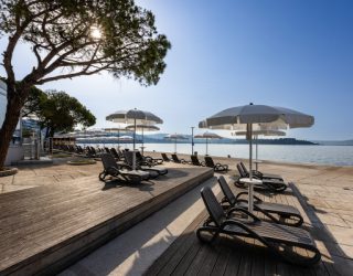 Ligstoelen hotel Portoroz