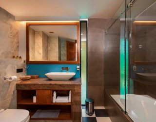Badkamer hotel Katulgala