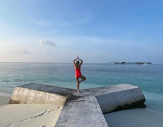 Yoga op Malediven