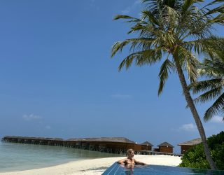 Zwembad resort Maladiven