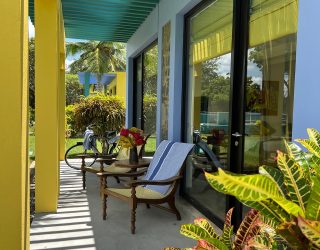 Terras verblijf Tangalle