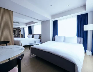 Slaapkamer hotel Tokyo