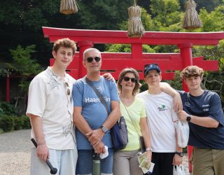 Gezin Liesbeth in Beppu